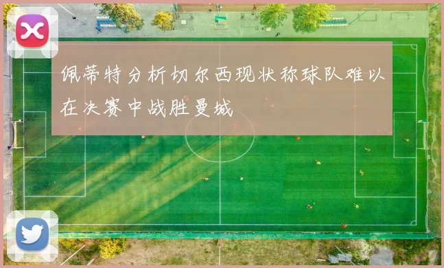 佩蒂特分析切尔西现状称球队难以在决赛中战胜曼城